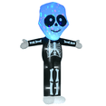 thumbnail image 1 of HOMCOM 9,8 Pieds Décoration Gonflable Skeleton Ghost pour Halloween Intérieur Extérieur, 1 of 10