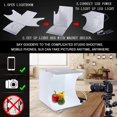 thumbnail image 4 of Mini Photo Studio Box  40cm Portable Folding Lighting Softbox with 70 LED Lights + 6 Backdrops for Product Display, 4 of 5