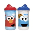 thumbnail image 1 of NUK First Choice Sesame Street Advanced Hard Spout Sippy Cup, 10 oz (300 ml), 2 Pack, 1 of 3