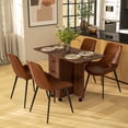 thumbnail image 2 of HOMCOM Foldable Dining Table, Rolling Kitchen Table with Drawers, Cabinet, 2 of 10