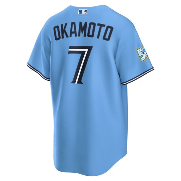 Men's Toronto Blue Jays Nike 50th Anniversary Kazuma Okamoto