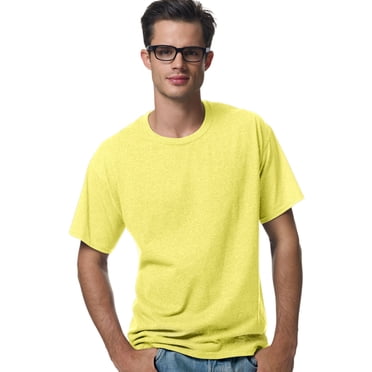 Hanes ComfortBlend EcoSmart T-Shirt à Col Ras du Cou pour Hommes, 3X, Jaune