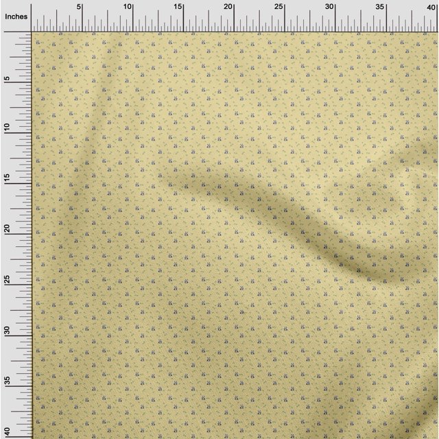 oneOone Cotton Silk Fabric Leaves & Panda Animal Print Sewing Fabric BTY 42 Inch Wide