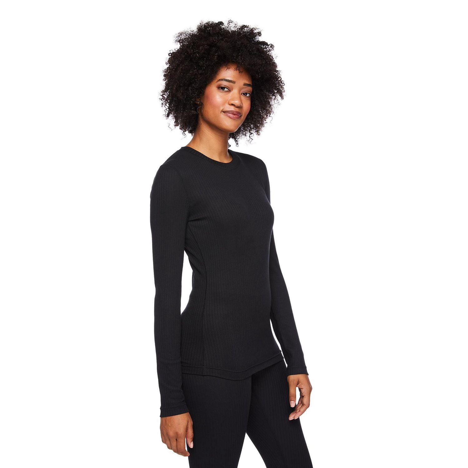 Athletic Works Women's Crew Neckline Thermal Top