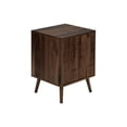 thumbnail image 1 of Monarch Specialties  Table D'appoint, Bout, Table D'appoint, Petit, Rangement, Lampe, Stratifié Noyer, Moderne, 1 of 8