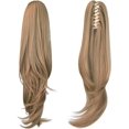 thumbnail image 1 of ORUYROP Rallonge de Queue de Cheval Blonde, Rallonges de Cheveux de Queue de Cheval à clip de 20 Pouces Queue de Cheval Cheveux Bouclés à Griffes Extension de Cheveux Pièce de Cheveux Synthétique d'Apparence Naturelle pour Femmes, 1 of 6