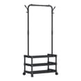 thumbnail image 3 of Feltree Foldable Coat and Shoe Rack, Multifunctional Floor Stand for Home Dormitory Storage Organization, 3 of 8