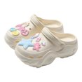 thumbnail image 1 of MIASHUI Womens Garden Clogs Comfortable Outdoor Walking Water Shoes Platform Sandals,White,10, 1 of 4