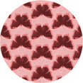 thumbnail image 1 of Ahgly Tapis Rond Lavable en Machine Intérieur Transitionnel Rose Pastel, 5 Pieds Rond, 1 of 7