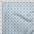 thumbnail image 4 of oneOone Viscose Chiffon Sky Blue Fabric Block Sewing Craft Projects Fabric Prints By Yard 42 Inch Wide-DZ, 4 of 5