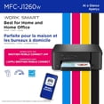 thumbnail image 2 of Refurbished Brother MFC-J1260W Work Smart 1260 Wireless Colour Inkjet Printer, 2 of 3