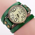 thumbnail image 4 of First Layer Cowhide Retro Three Circle Casual Quartz Watch Unisex, 4 of 8