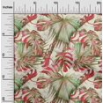 thumbnail image 2 of oneOone Viscose Jersey Red Fabric Leaves Sewing Craft Projects Fabric Prints By Yard 60 Inch Wide, 2 of 5