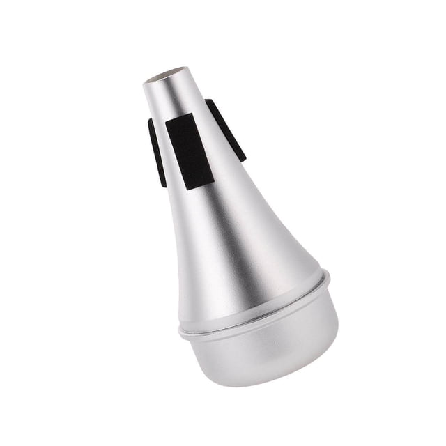 Trumpet Practice Mute Straight Trumpet Mute Accessory Lightweight Trumpet Mute Trumpet - Silver