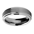 thumbnail image 3 of Tungsten Carbide Men's / Unisex Wedding Band Ring, Comfort fit 6MM, 3 of 5