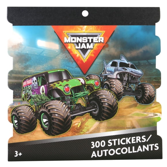 300CT Monster Jam Jumbo Diecut Sticker Book