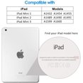 thumbnail image 2 of JETech Étui pour Apple iPad Mini 1 2 3 (Pas pour iPad Mini 4), Couverture Intelligente avec Mise en Veille/réveil Automatique (Rouge), 2 of 5