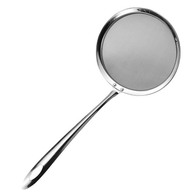 LSLJS Stainless Steel Fine Mesh Colander Kitchen Food Vegetable Strainer Tools, Home Accessories