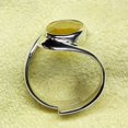 thumbnail image 3 of Natural Yellow Sapphire Ring,Birthstone Ring,adjustable Bezel set ring,Gemstone ring,Simple Ring,astrological purposes, 3 of 3