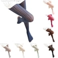thumbnail image 4 of Femmes Aguichant Rétro Mince Transparent Dentelle Sculptée Bas Collants Ajourés Chaussettes Collants Bas Collants Taille Unique, 4 of 4