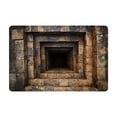 thumbnail image 2 of Multicolour Entrance Door Mat, Absorbent Nonslip Foot Mat with Stereoscopic Visual Effect, Decorative Floor Covering for Home, Bathroom, and Kitchen, 60x40 cm, 2 of 6
