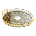thumbnail image 4 of veasfak Plateau Rond Organisateur Biscuits Pâtisserie Plateau Multifonction Fleurs A, 4 of 9