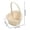 C, variant on Flower Girl Baskets with Handle, Artificial Rattan Braided for Weddings and Photo Props, Small Decorative Basket for Aesthetics and Gifts