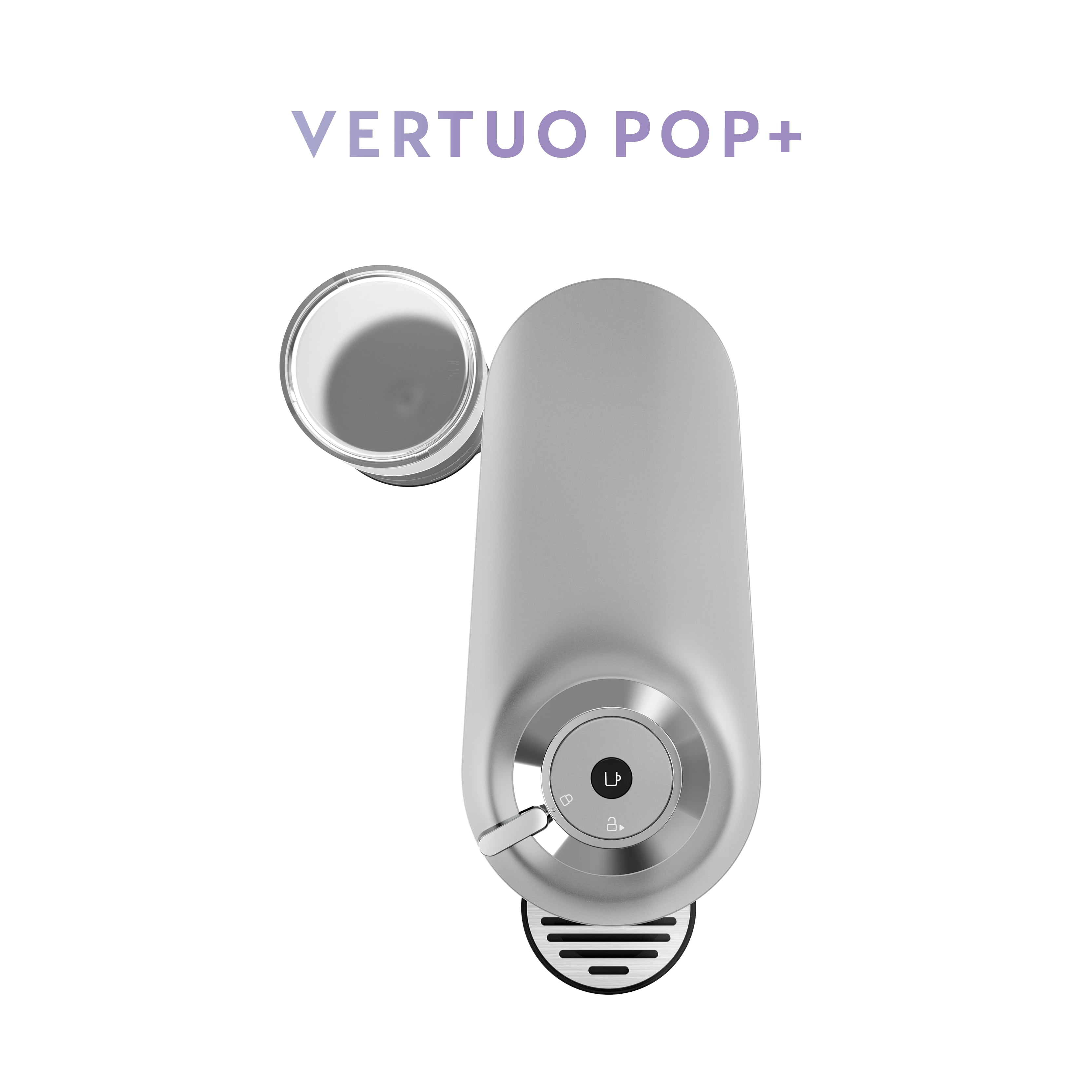 Machine à Café et Espresso Nespresso Vertuo Pop+ par De'Longhi, Argent