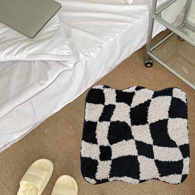 SuoKom Decoration Cushion Plush Rug Room Small Carpet Super Absorbent Quick Dry Modern Home Decor