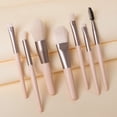 thumbnail image 1 of Personal Care Clearance!8pcs Mini Makeup Brush Set Foundation Powder Concealers Eye Shadows Blush Cosmetic Brushes With Storage Bag Small Size Portable For Home Office Travel Outdoor, Gifts for Women, 1 of 5