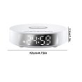 thumbnail image 3 of Cagogo under $5 Wireless Charging Alarm Clock, 15W Wireless Charger Alarm Clock, Multi-Functional Bedside Charging Station, LED Digital Clock for iPhone Android, Fast Charging Phone Dock, 3 of 7