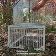 thumbnail image 4 of Cage Piège à Oiseaux, Cage Pliante à Entrée Unique pour Animaux, Piège pour Pigeons de Course, Colombes, Perroquets, Oiseaux, 4 of 7
