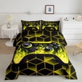 thumbnail image 2 of SUTENGDA Modern Black Blue Gaming Joystick Comforters & Duvets  Queen, 2 of 6