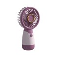 thumbnail image 1 of TopLLC Mini Handheld Fan, Matching Color Design Portable Personal Table Fan, USB Rechargeable Battery Operated Handheld/Desktop Electric Fan Low Noise Strong Airflow Cooling Fan for Office Travel, 1 of 9