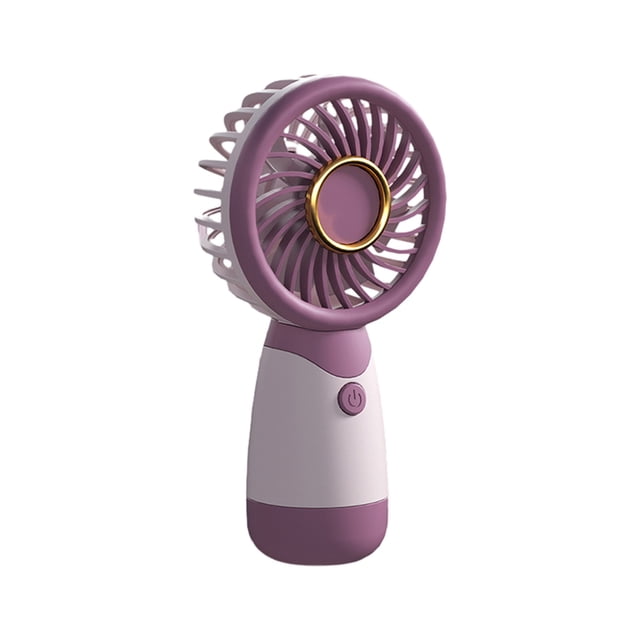 TopLLC Mini Handheld Fan, Matching Color Design Portable Personal Table Fan, USB Rechargeable Battery Operated Handheld/Desktop Electric Fan Low Noise Strong Airflow Cooling Fan for Office Travel