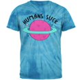 thumbnail image 1 of T-shirt pour Homme Halloween Humans Suck Texte Noir, 1 of 1