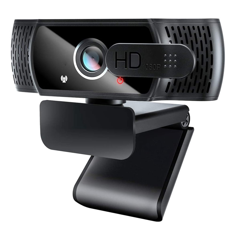 1080P Webcam with Microphone, Drive-Free USB HD Web Camera for PC/Mac/Laptop/MacBook/Tablet