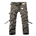 thumbnail image 1 of CEHVOM Men's Loose Multi-Pocket Washed Overalls Outdoor Casual Pants Trousers, 1 of 3