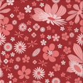 thumbnail image 1 of Ahgly Company Machine Washable Indoor Square Transitional Pastel Red Pink Area Rugs, 5' Square, 1 of 7