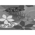 thumbnail image 1 of Ahgly Tapis Rectangulaire Lavable en Machine Intérieur Transitionnel Gris Foncé, 2 Pieds x 5 Pieds, 1 of 7