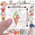 thumbnail image 2 of Cute Nature Stickers Animal Decals Food Decorative for Laptops Notebooks Suitcases, 2 of 5