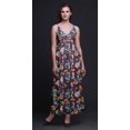 thumbnail image 2 of Bimba Floral Printed Adjustable Spaghetti Strap Long Maxi Dress Summer Beachwear-XX-Large, 2 of 6