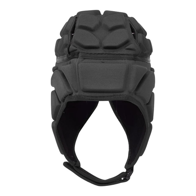 Goalie Roller Hat, Comfortable To Wear Adjustable Elastic Buckle Sports Helmet For Baseball Sports For Football Black L
