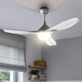 thumbnail image 2 of Costway Ventilateur de Plafond 48 Pieds' avec Télécommande, Lumière DEL à Intensité Réglable, Pales Modernes Réversibles, 2 of 10