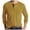 Yellow, variant on Hiiyo Men's Long Sleeve Henley T-Shirt Solid Color Pocket T Shirt Undershirt, Purple