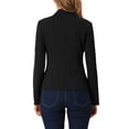 thumbnail image 3 of INSPIRE CHIC Blazer de Travail pour Femme Col à Revers Veste à Manches Longues Blazer de Complet Noir m, 3 of 7