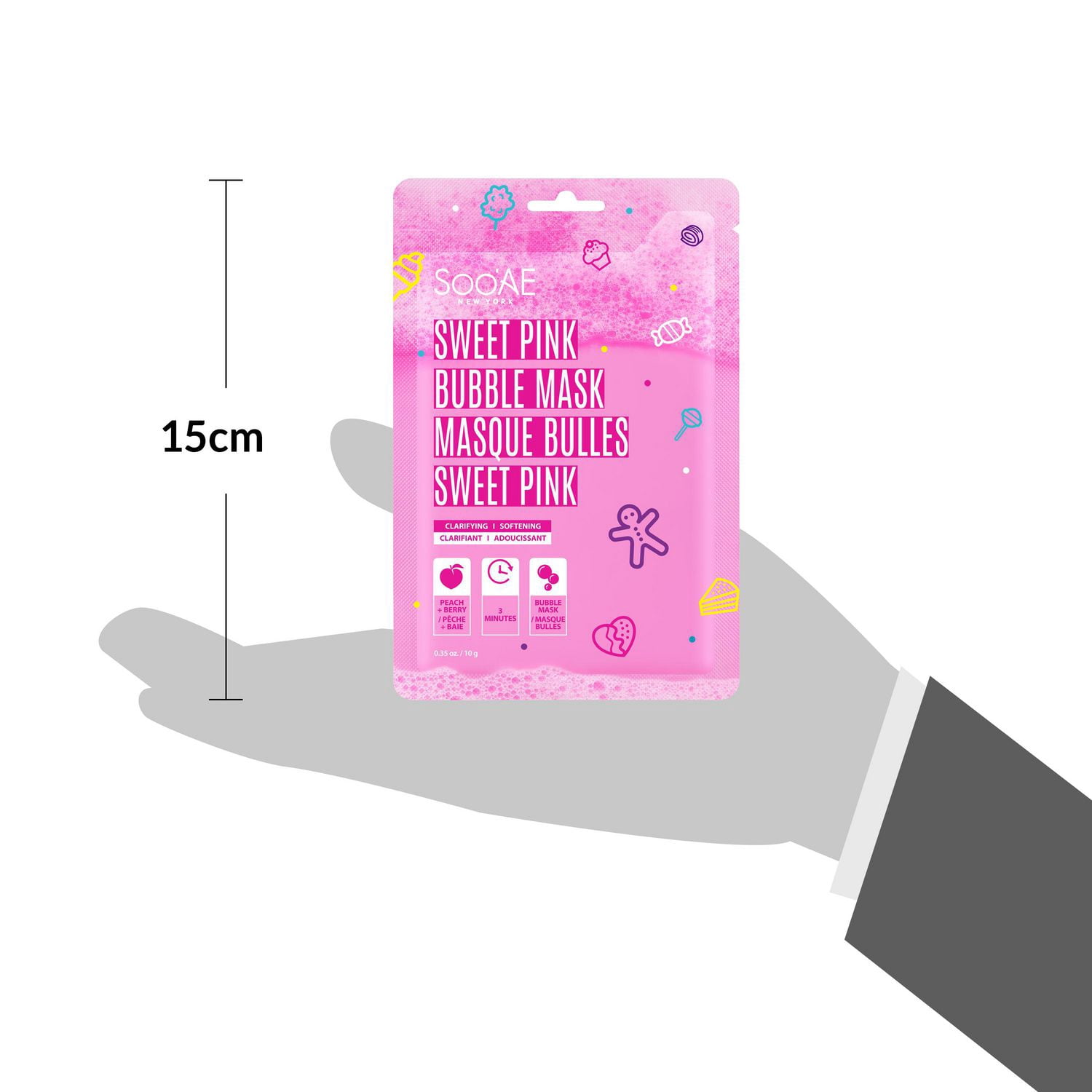 Soo'Ae Sweet Pink Bubble Mask
