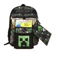thumbnail image 1 of Licensed Minecraft 5 Pc. Backpack set, 1 of 6