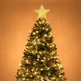thumbnail image 3 of Christmas Tree Toppers, Star Tree Toppers Metal Design Glittered Tree-top Star, 30 LED Lights Christmas Tree Topper Star for Christmas Home Decoration (Golden), 3 of 7