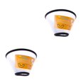 thumbnail image 2 of serony Translucent Dog Protective Collar Pet Wound Anti-Bite Ring Protective Cover Cat Dog Bath Shield No.08 2Set, 2 of 6
